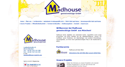 Desktop Screenshot of madhouse-munich.com