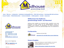 Tablet Screenshot of madhouse-munich.com